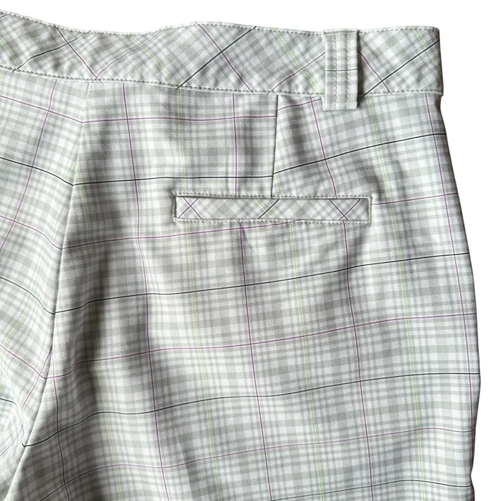 Tommy Armour Plaid Golf Shorts Sz 10 Dri-Logic Stretch NWOT No Flaws